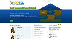 Desktop Screenshot of polysol.com